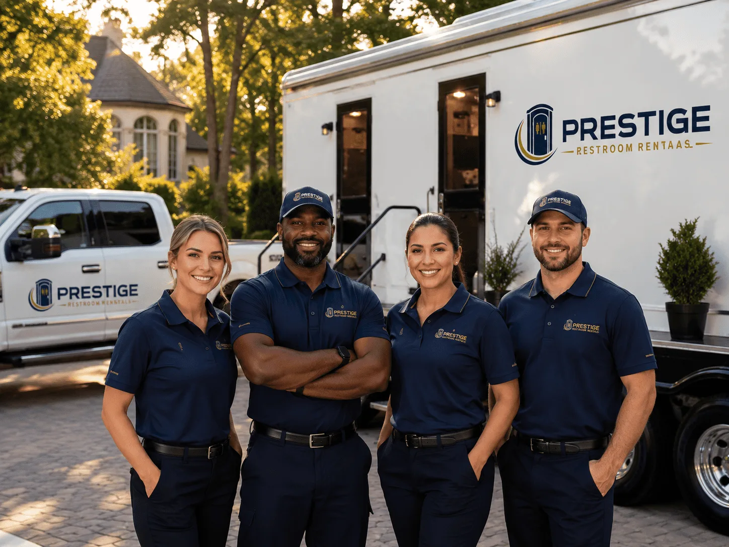 Trusted Luxury Portable Restrooms company in London Mills, IL